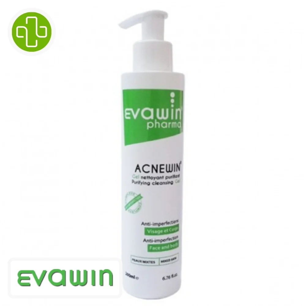 Evawin Pharma Acnewin Gel Nettoyant Purifiant 200ml