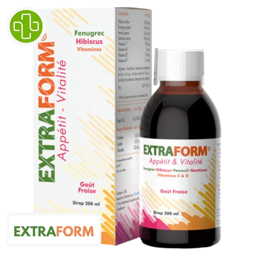 Extraform Sirop Appetit Et Vitalite 100ml