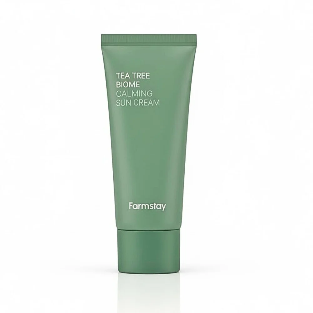 Farmstay Tea Tree Biome Calming Sun Cream 50g