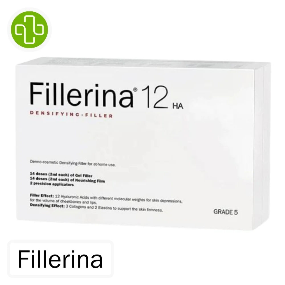 Fillerina 12 Ha Pack Dermo Cosmetique Grade 5 Densifiant Et Filler 1u