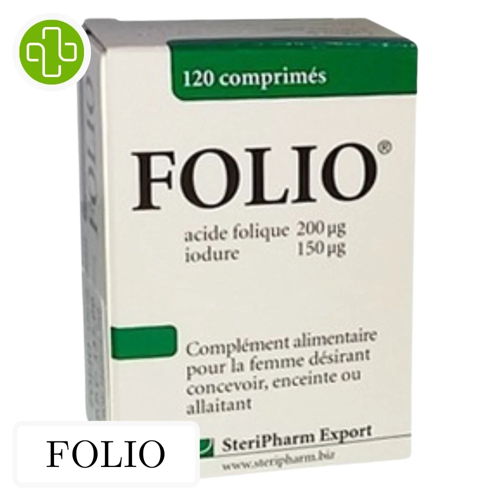 Folio Acide Folique 120 Comprimes