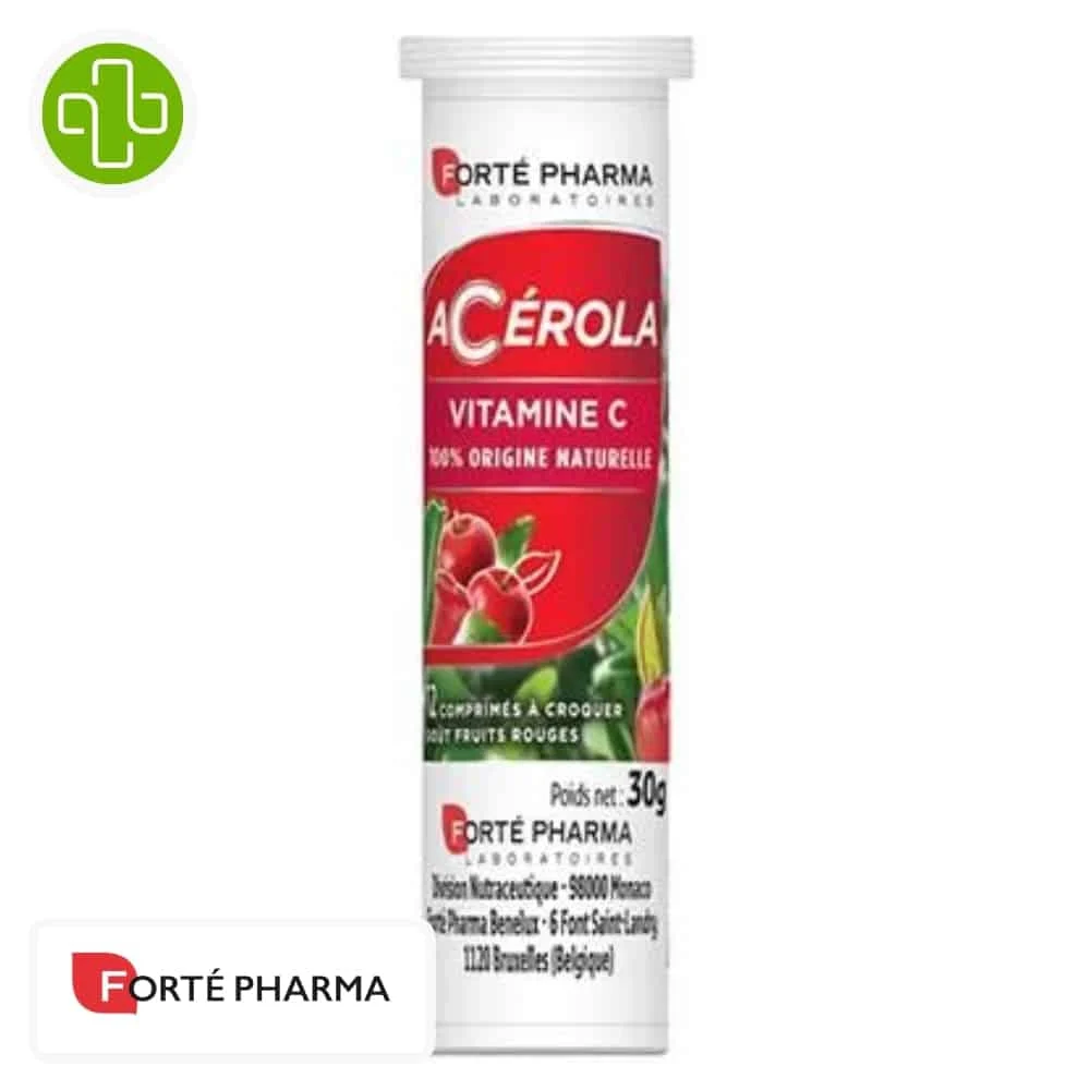 Forte Pharma Acerola Vitamine C 12 Comprimes