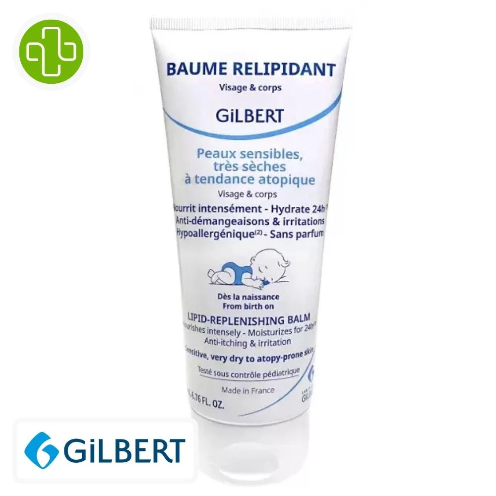 Gilbert Baume Relipidant Nourrissant Hydratant 200ml
