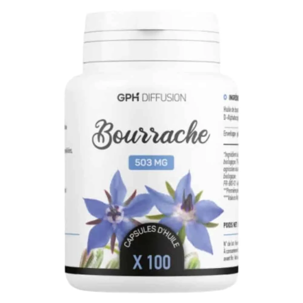 Gph Diffusion Bourrache 503mg 100 Capsules