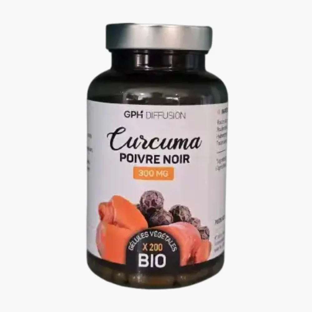 Gph Diffusion Curcuma Poivre Noir 300mg 100 Gelules 2