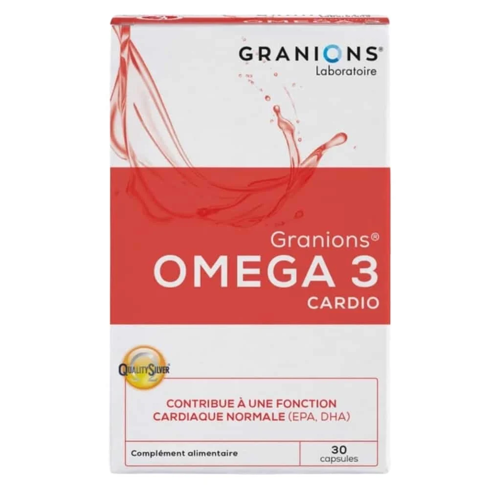 Granions Omega 3 Cardio Fonction Cardiaque 30 Gelules