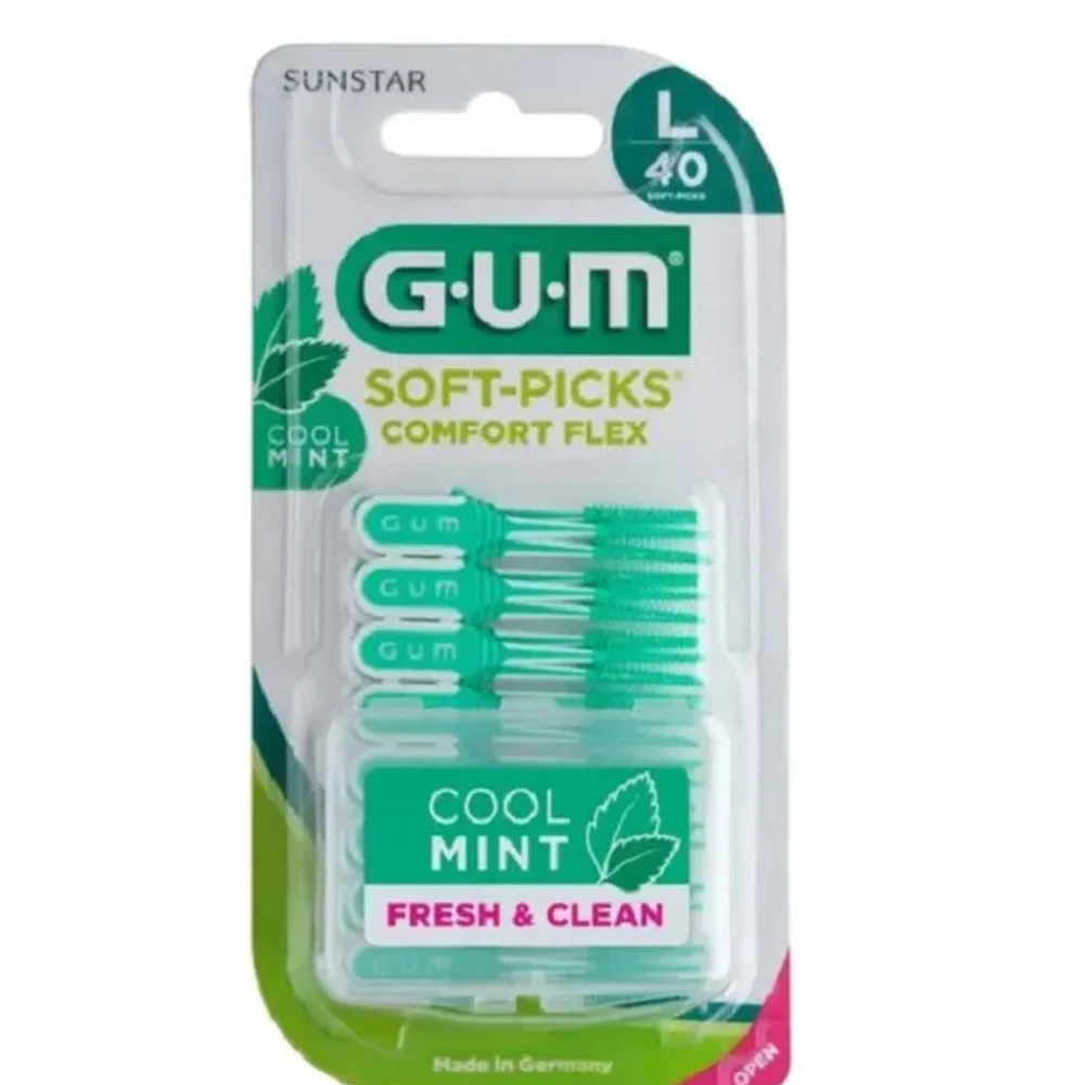 Gum Soft Picks Confort Flex Large 40pcs 671