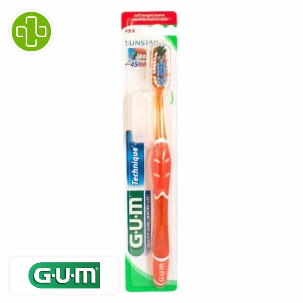 Gum Technique Brosse A Dents Souple Compacte 490 Souple Normal