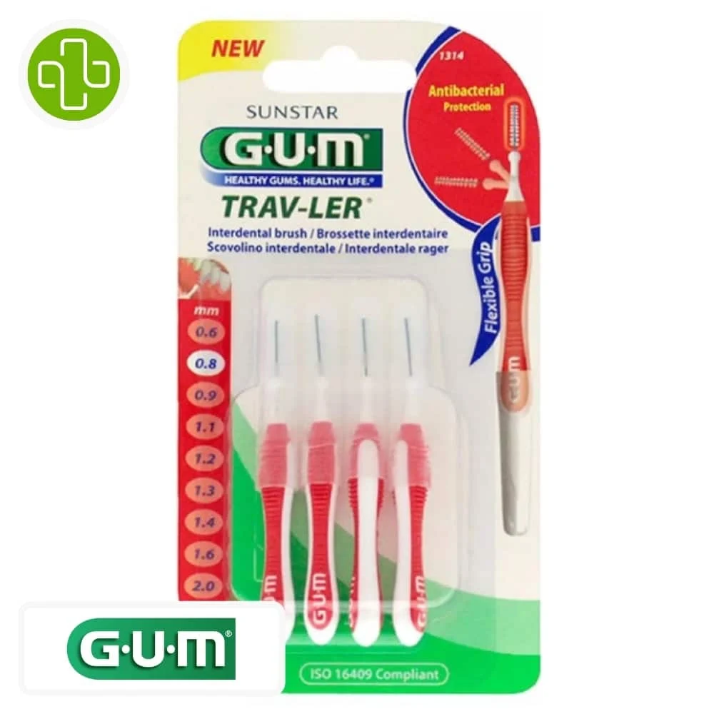 Gum Trav Ler Brossettes Interdentaires 1314 08 Mm