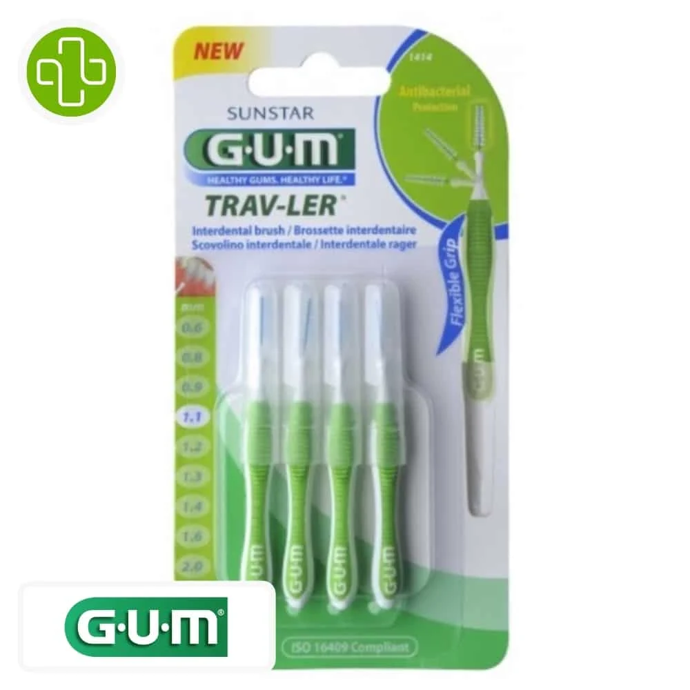 Gum Trav Ler Brossettes Interdentaires 1414 11 Mm