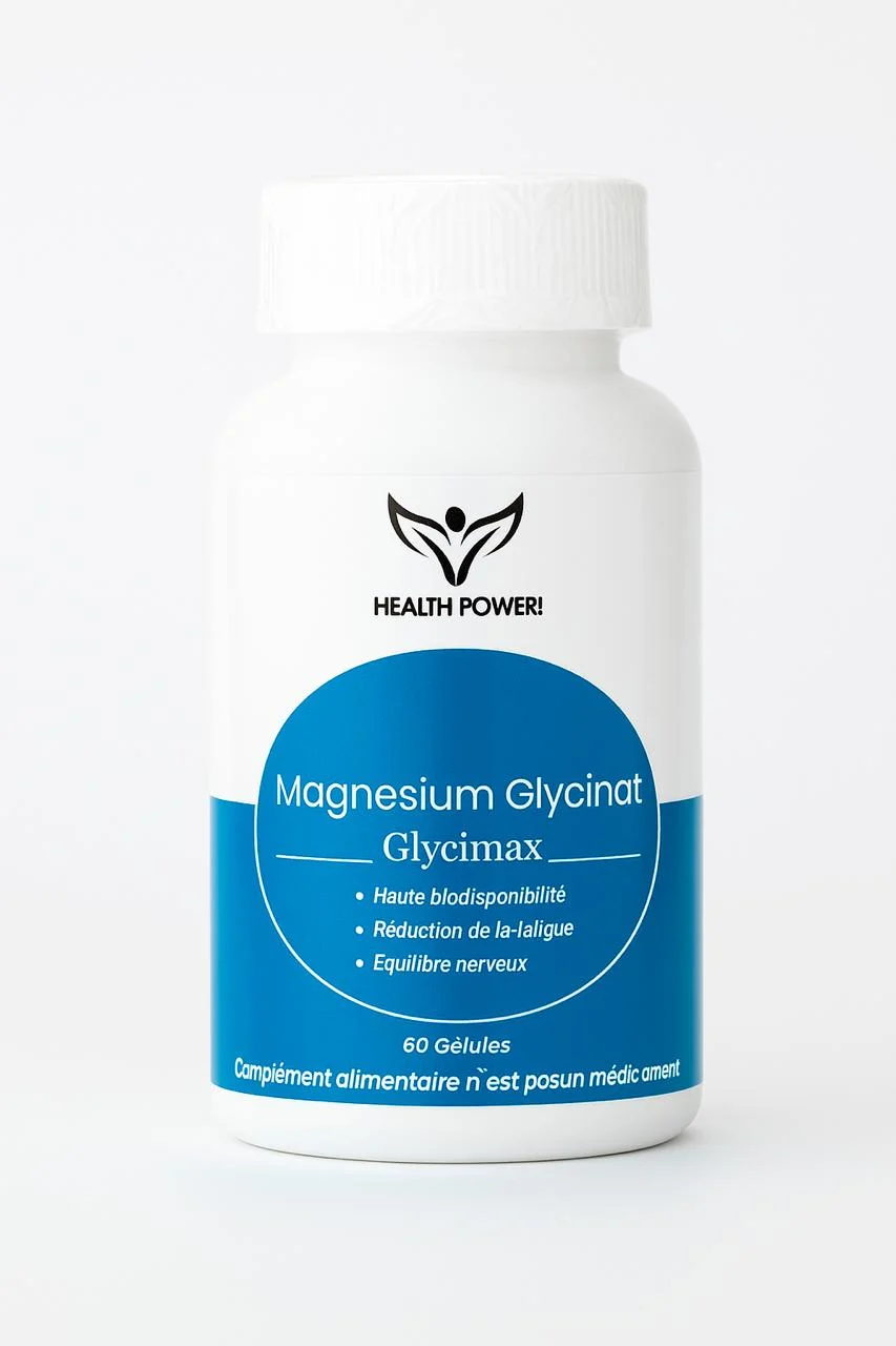 HEALTH POWER – Magnesium Glycinate – 60 Gelules