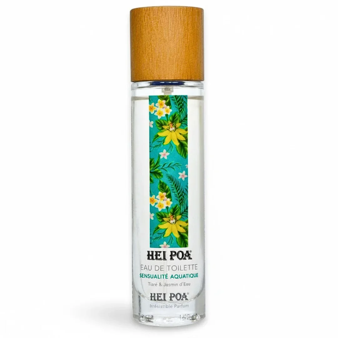 Hei Poa Eau De Toilette Sensualite Aquatique Tiarejasmin 50ml