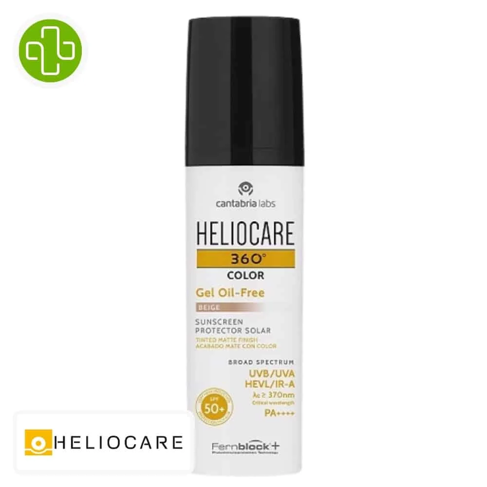Heliocare 360 Color Gel Oil Free Teinte Beige Spf50 50ml