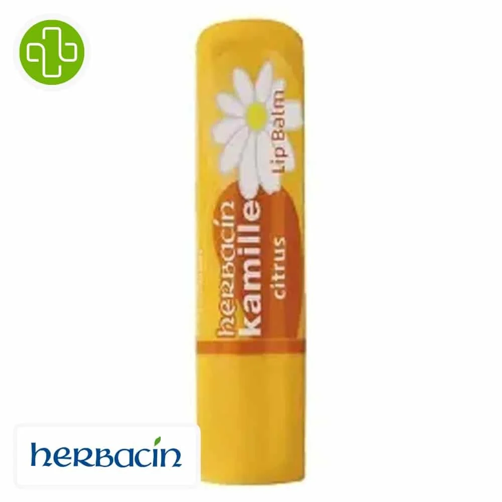 Herbacin Kamille Baume A Levres Gout Citron 48g