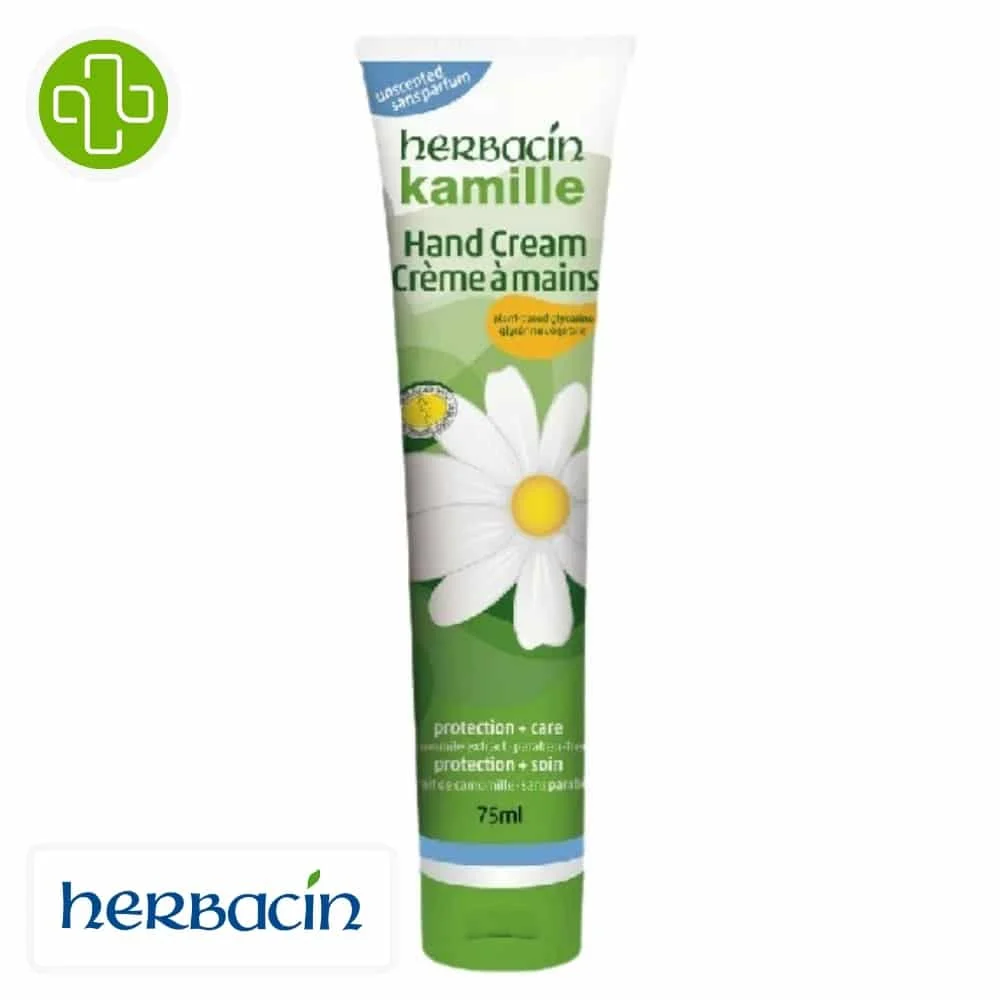 Herbacin Kamille Creme Mains Sans Parfum 75ml