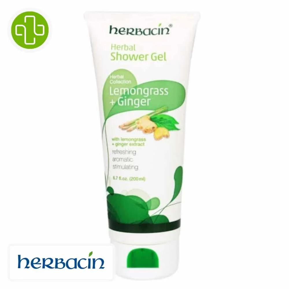Herbacin Herbal Gel Douche Citronnelle Et Gingembre 200ml