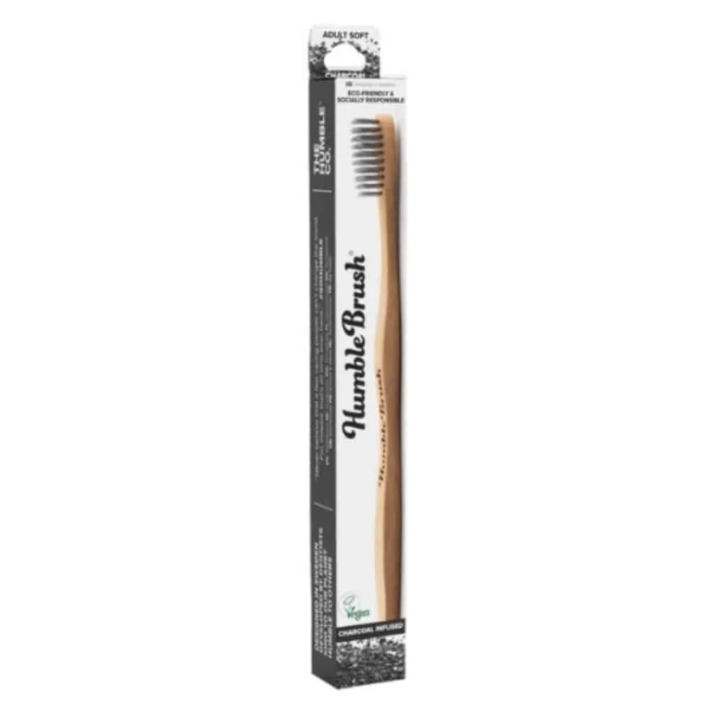Humble Brosse A Dents Au Charbon En Bambou 1u