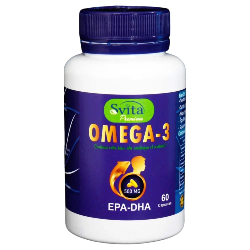 Svita Premium Omega 3 500mg Epa Dha 60 Gelules
