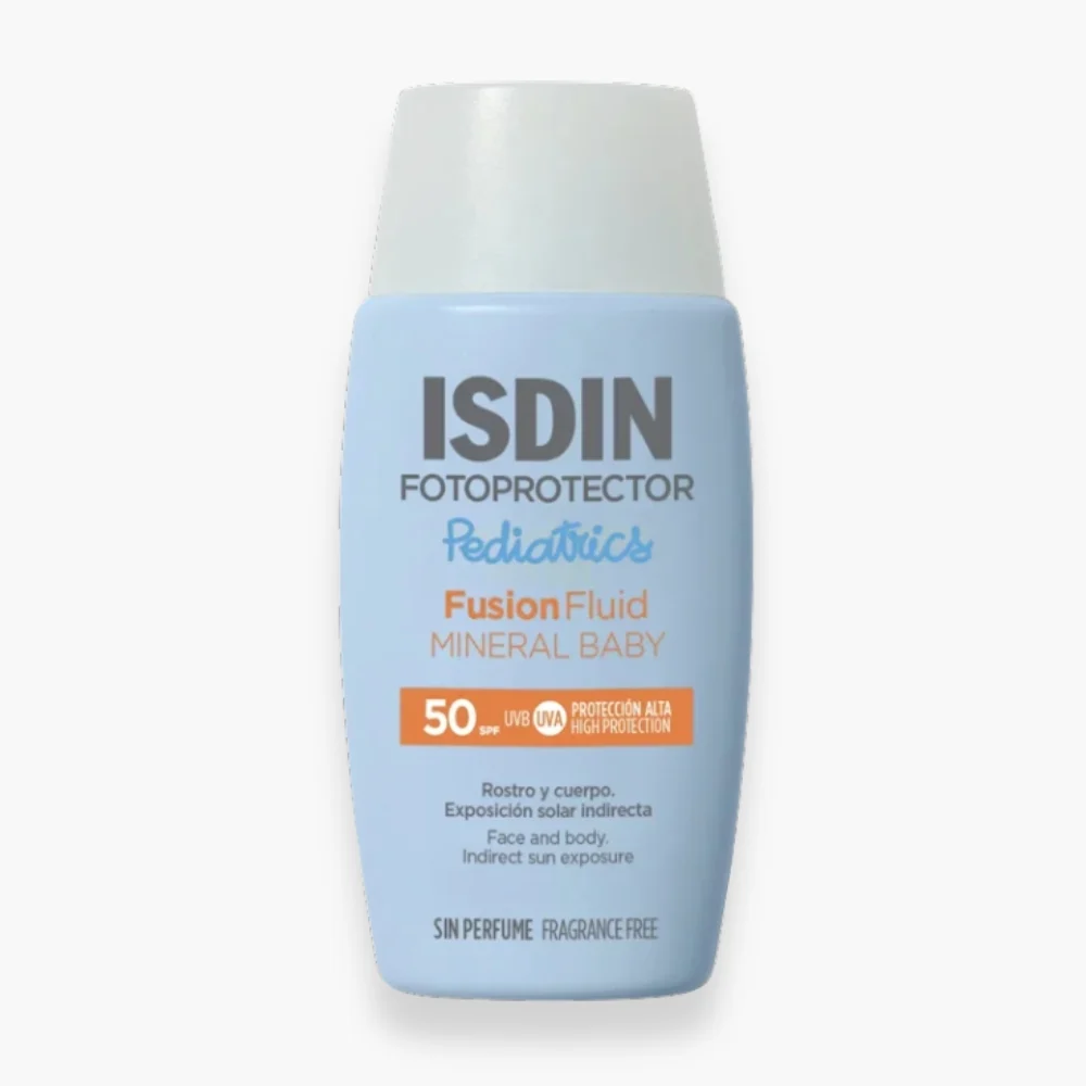 Isdin Fotoprotector Pediatrics Fusion Fluid Mineral Baby Solaire Invisible Spf50 50ml Destockage