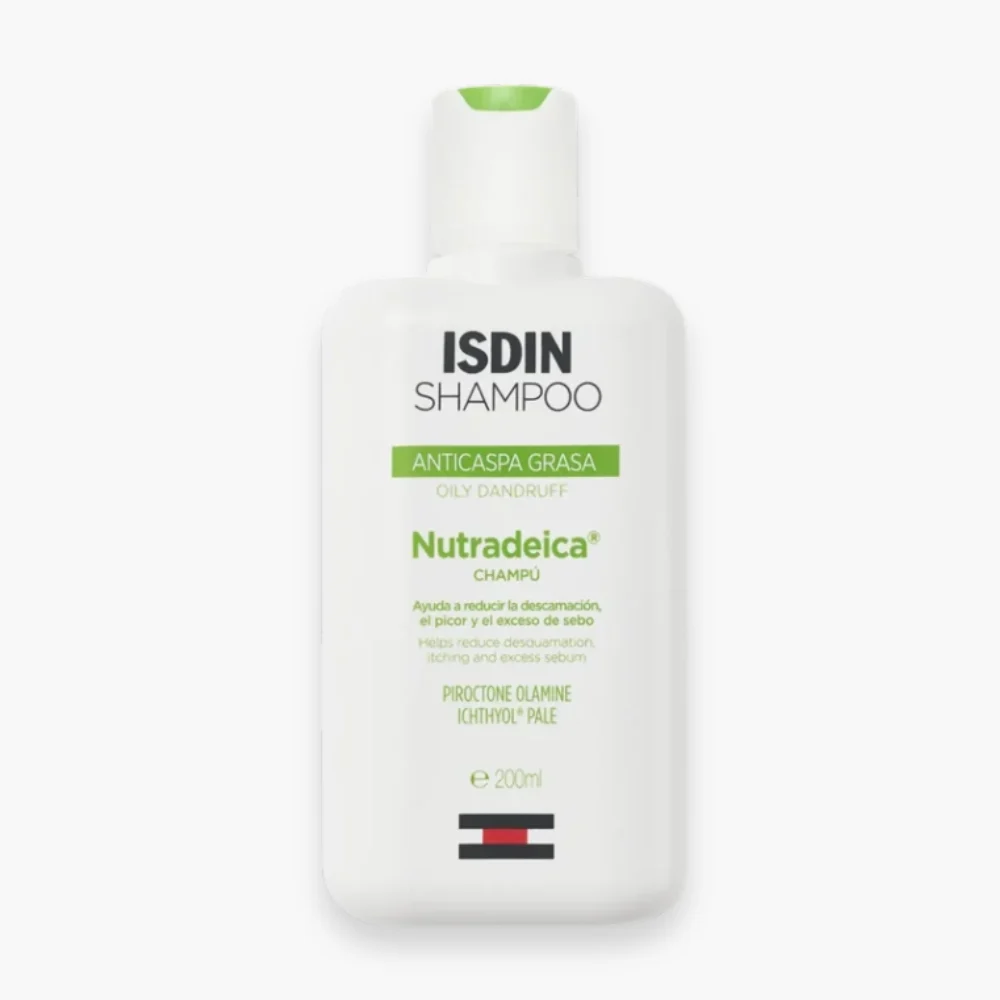 Isdin Shampoo Shampoing Nutradeica Antipeliculaire Pellicules Grasses 200ml