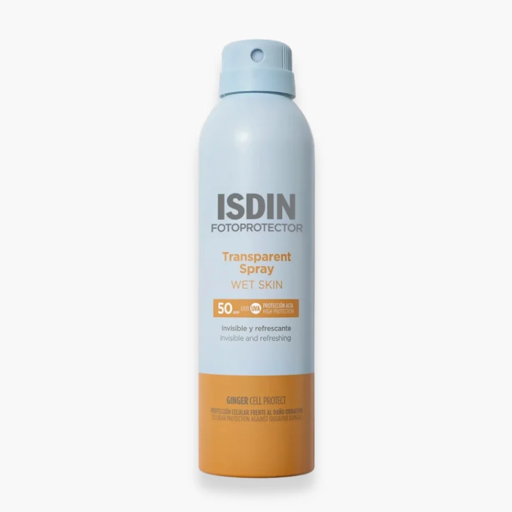Isdin Fotoprotector Spray Wet Skin Solaire Spf50 250ml Destockage