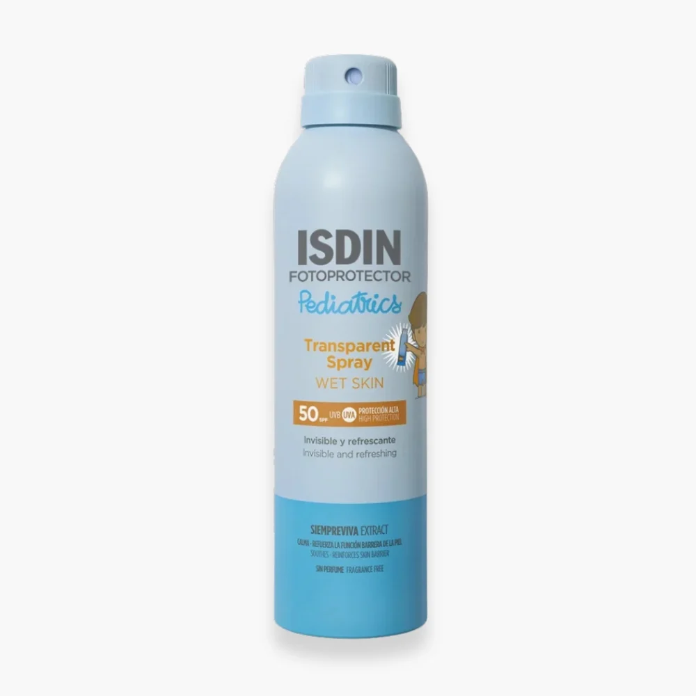 Isdin Fotoprotector Pediatrics Spray Wet Skin Solaire Spf50 250ml Destockage