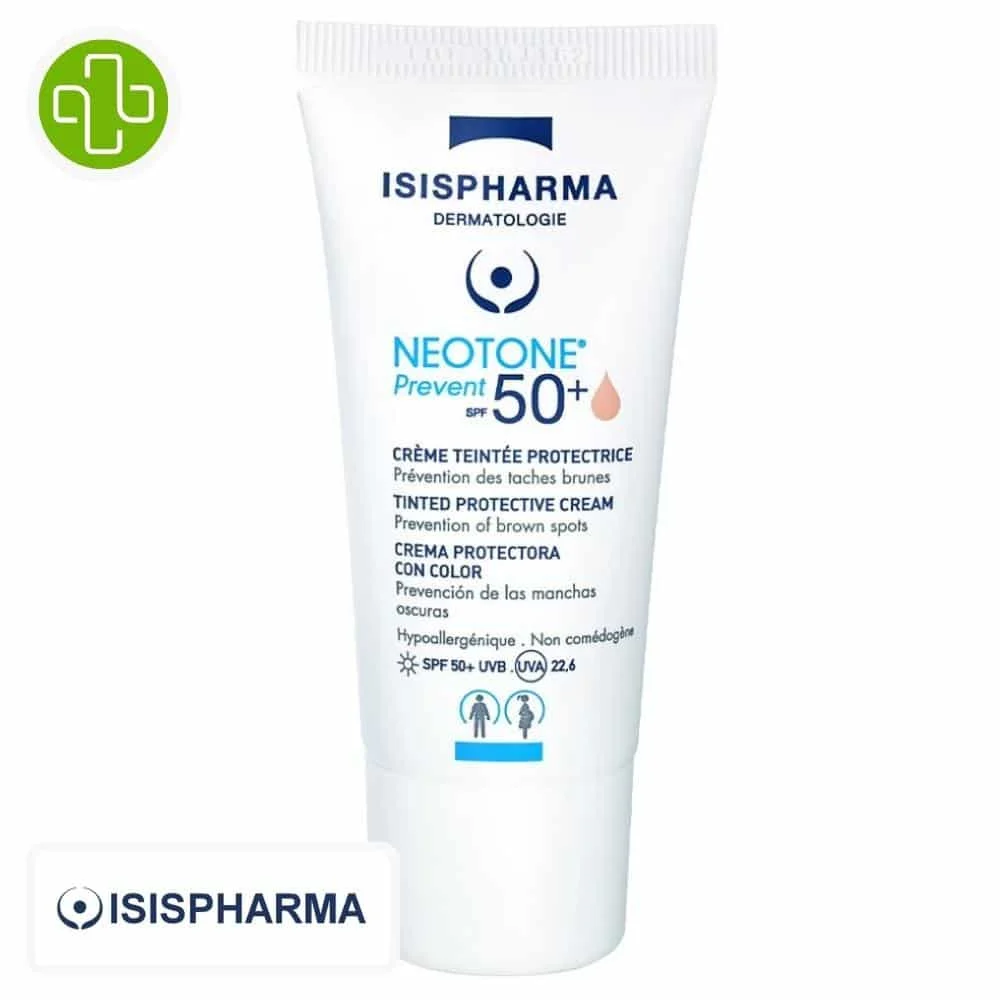 Isispharma Neotone Prevent Spf50 Creme Teintee Protectrice 30ml