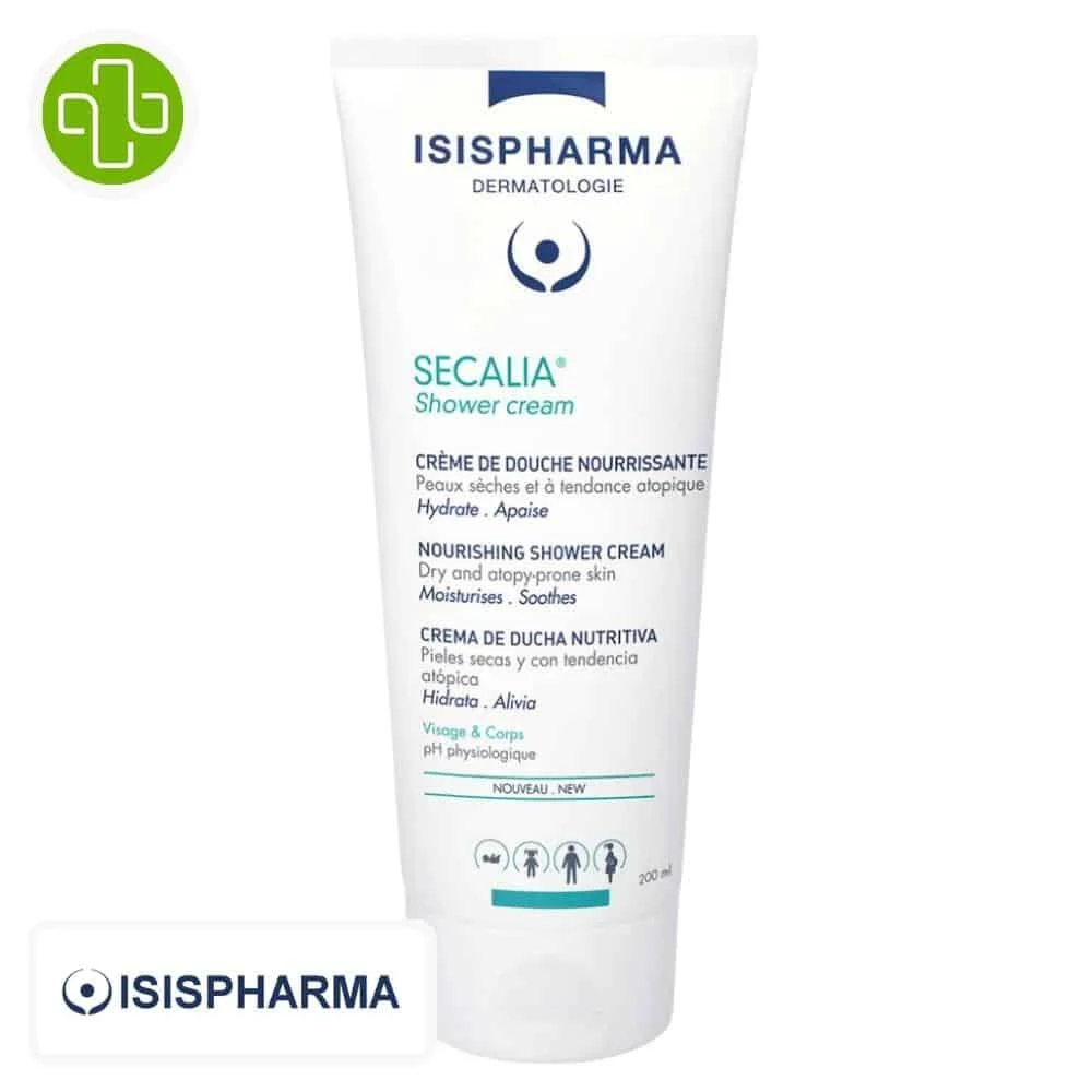 Isispharma Secalia Shower Cream Creme De Douche Nourrissante 200ml