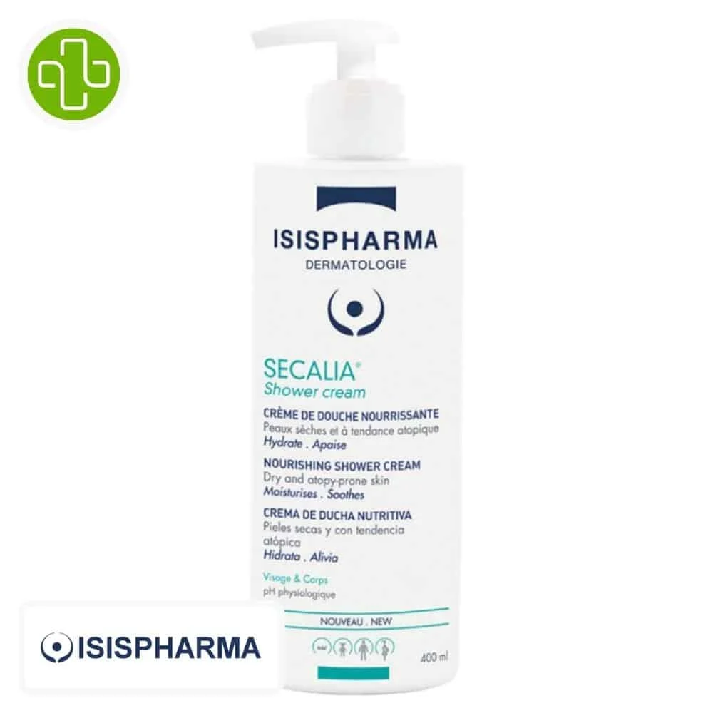 Isispharma Secalia Shower Cream Creme De Douche Nourrissante 400ml