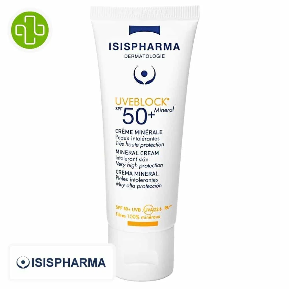 Isispharma Uveblock Creme Minerale Spf50 40ml