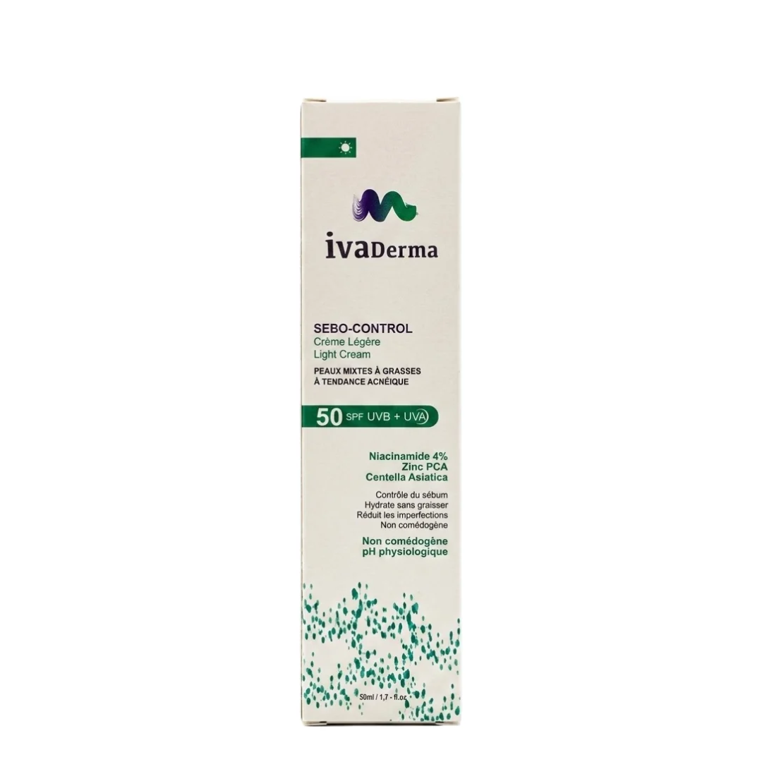 Ivaderma Sebo Control Creme Legere Spf50 50ml