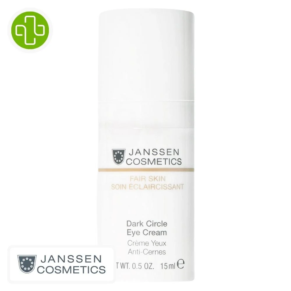 Janssen Cosmetics Soin Eclaircissant Creme Yeux Anti Cernes 15ml