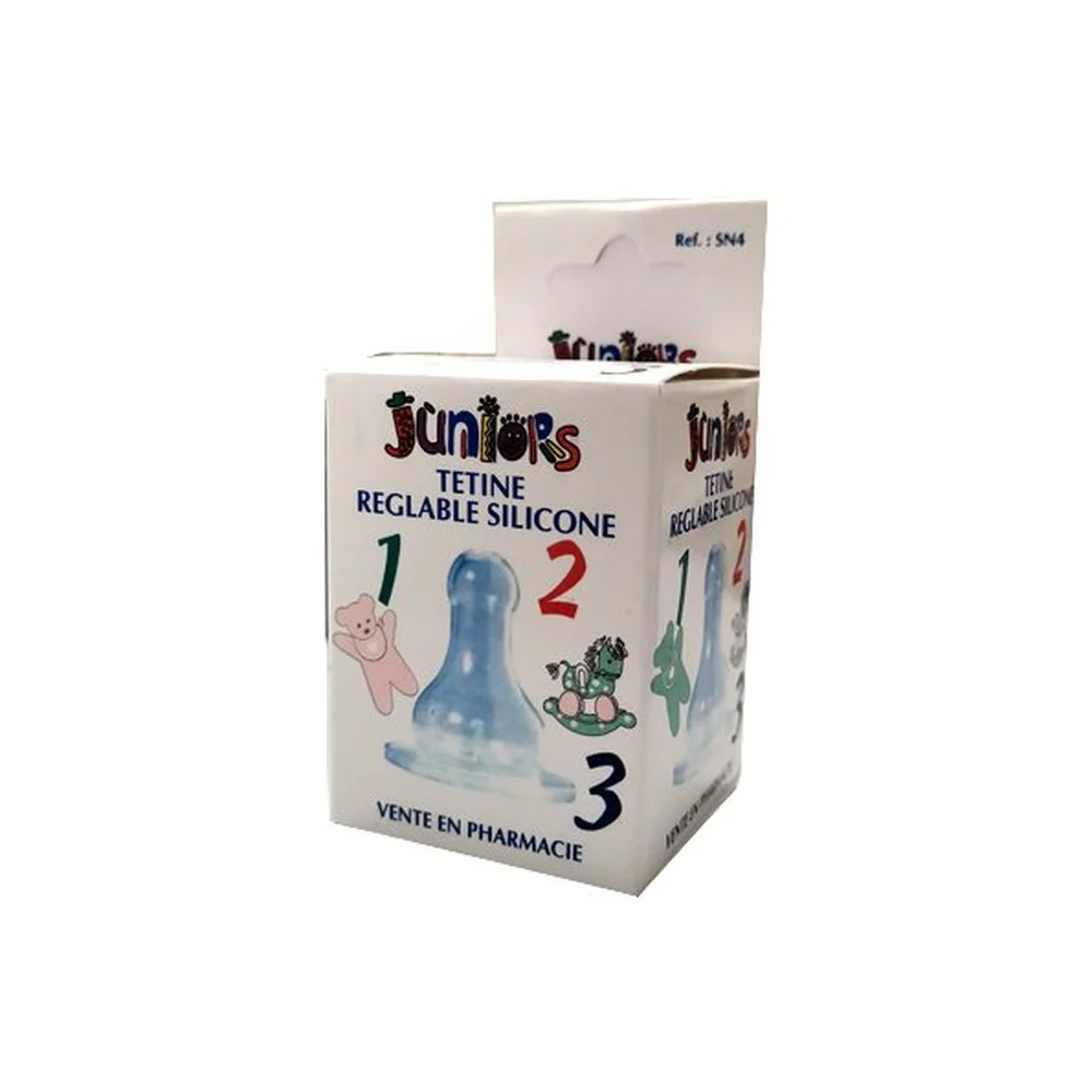 Juniors Tetine Reglable Silicone 123