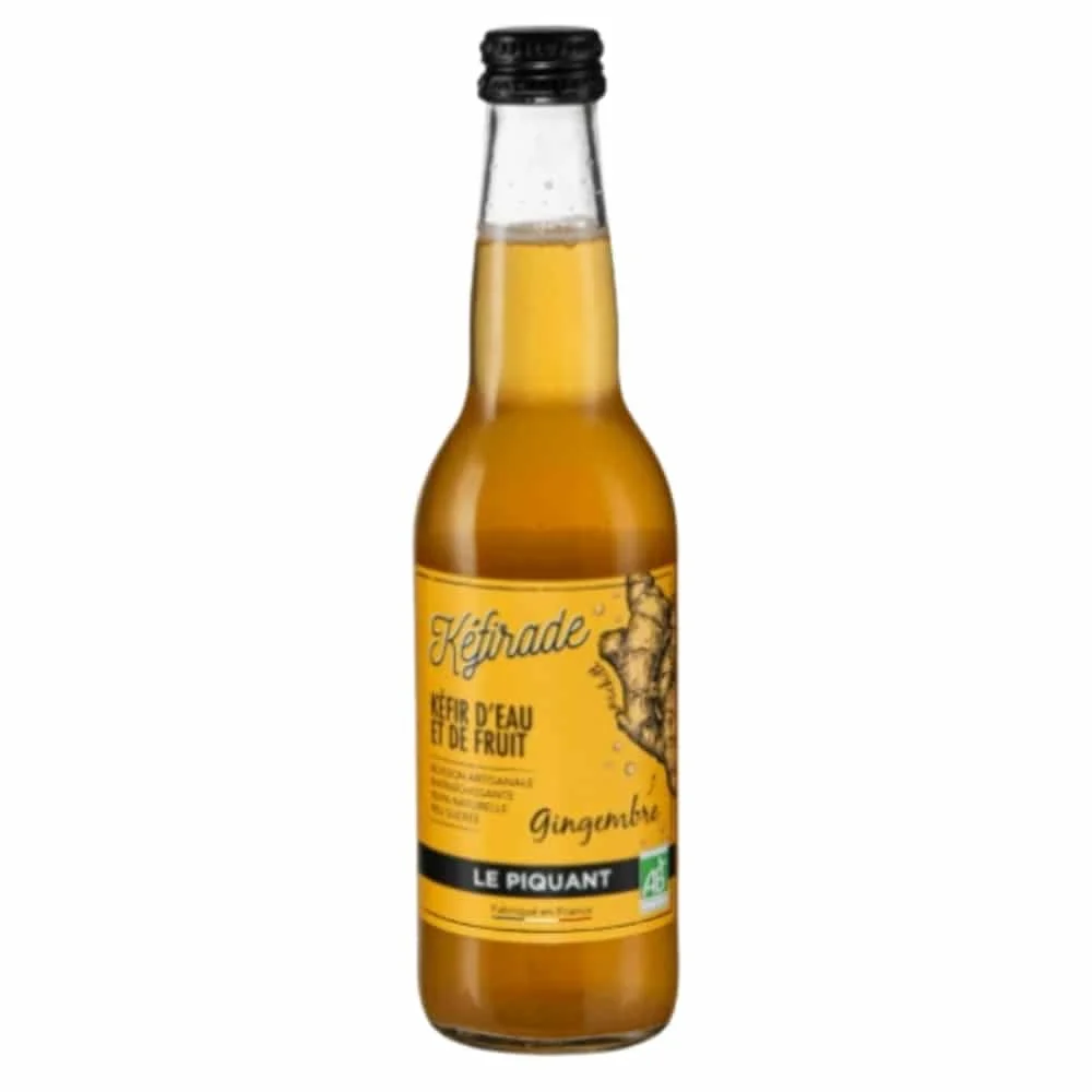 Kefirade Kefir D Eau Et De Fruit Le Piquant Gingembre Bio 330ml