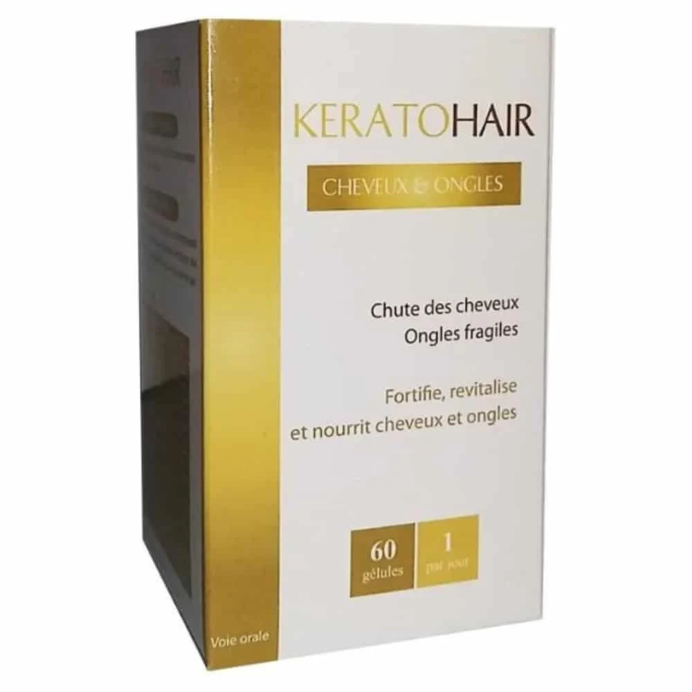 Keratohair Chute De Cheveux Et Ongles Fragilises 60 Gelules