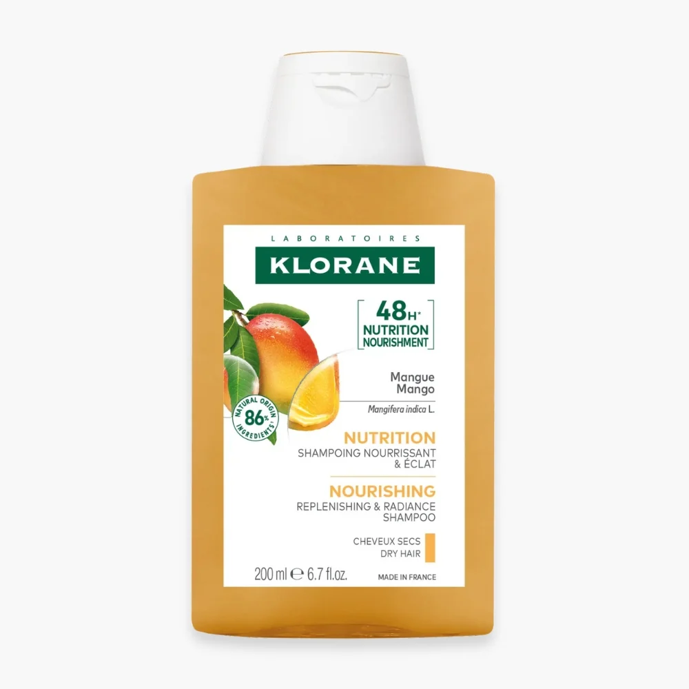 Klorane Mangue Shampoing Nutrition Cheveux Secs 200ml 7