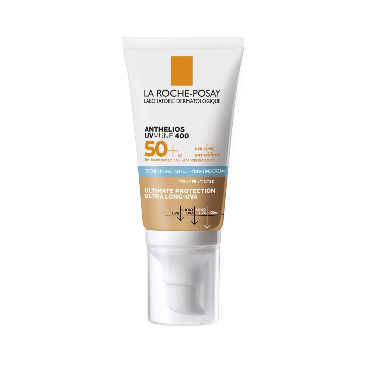 La Roche Posay Anthelios Uvmune 400 Creme Solaire Teintee Peaux Sensibles Normales A Seches 50ml
