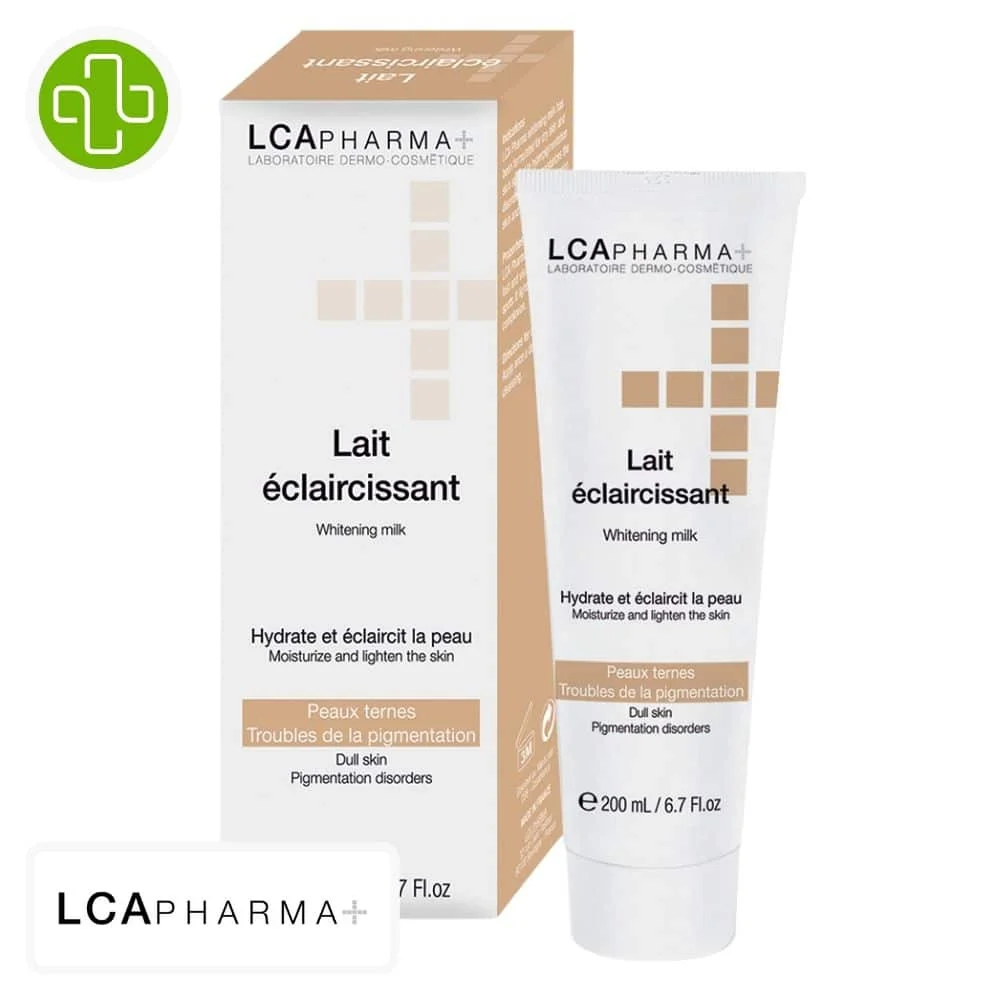 Lcapharma Lait Eclaircissant Hydratant 200ml