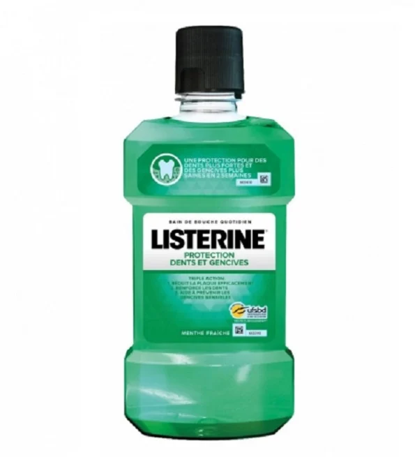 Listerine Bain De Bouche Protection Dents Et Gencives 250ml