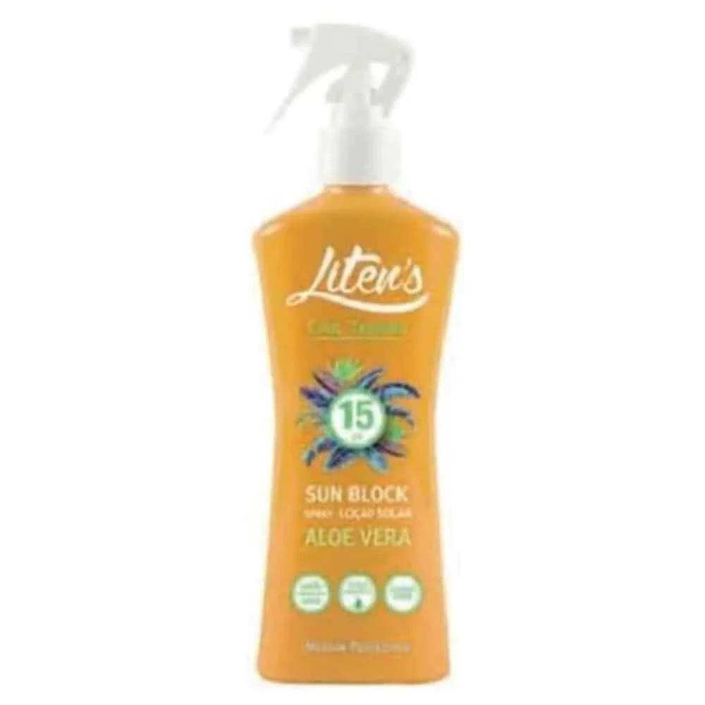 Liten Spray Solaire A L Aloe Vera Spf15 250ml
