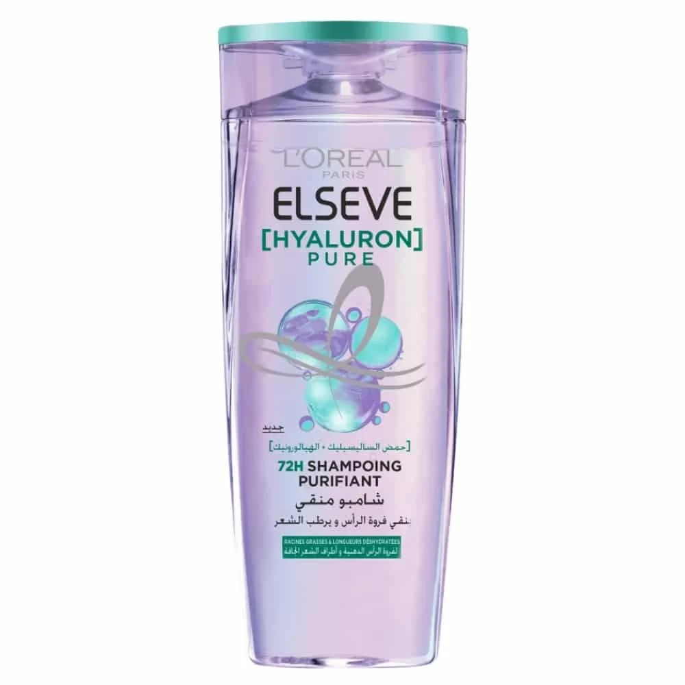 Elseve Hyaluron Pure Shampoing Purifiant 72h 200ml