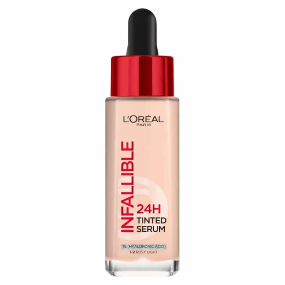 L Oreal Paris Infaillible Fond De Teint Serum Teinte 1 2 Rosy Light 24h 30ml