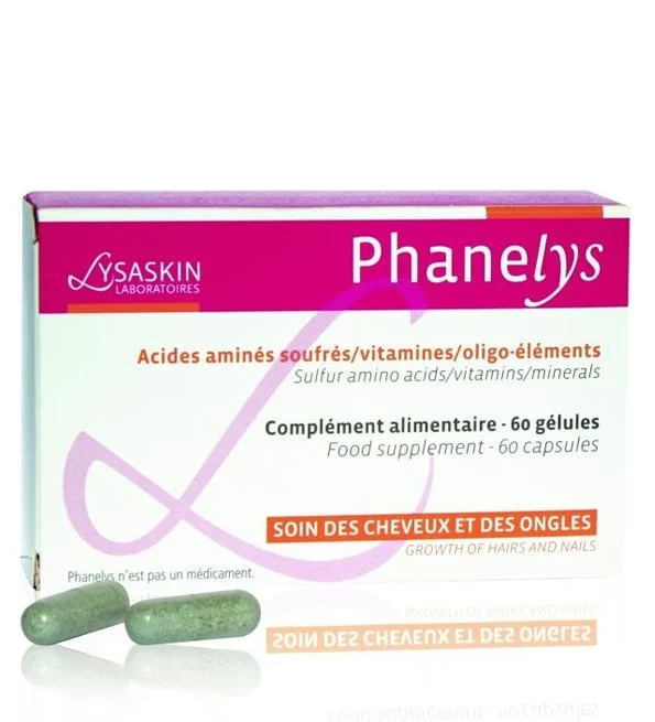 Lysaskin Phanelys Soin Cheveux Et Ongles 60 Gelules