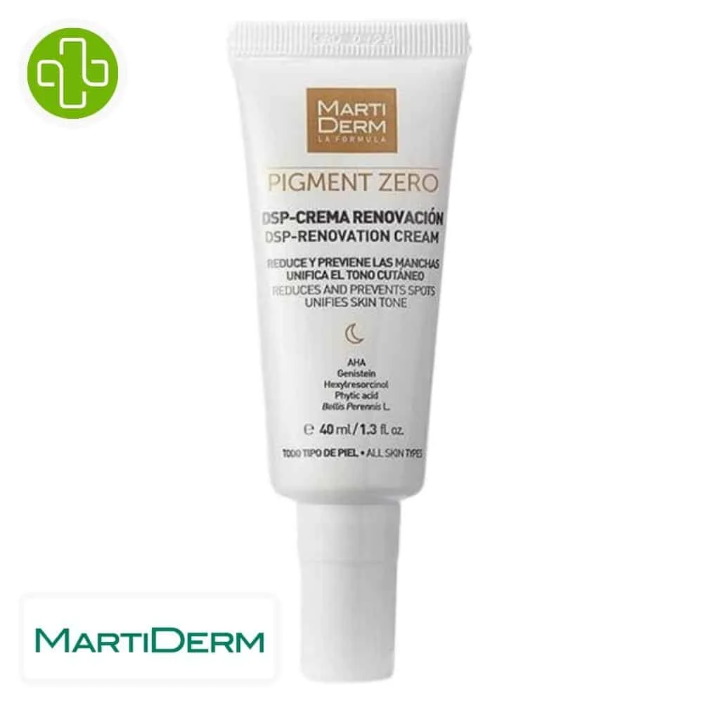 Marti Derm Pigment Zero Dsp Creme Renovation Reduit Et Previent Les Taches 40ml