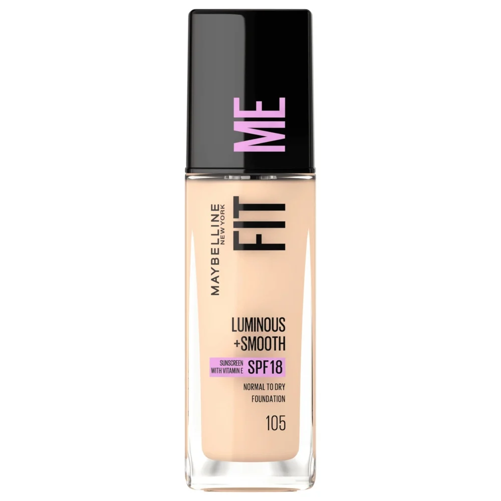 Maybelline Fit Me Fdt Luminous Smooth Spf18 Nu 105 30ml
