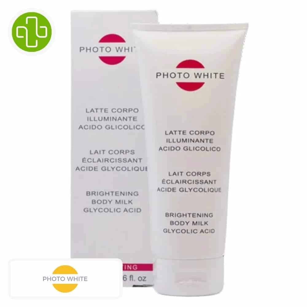 Photo White Lait Corps Eclaircissant A L Acide Glycolique 200ml