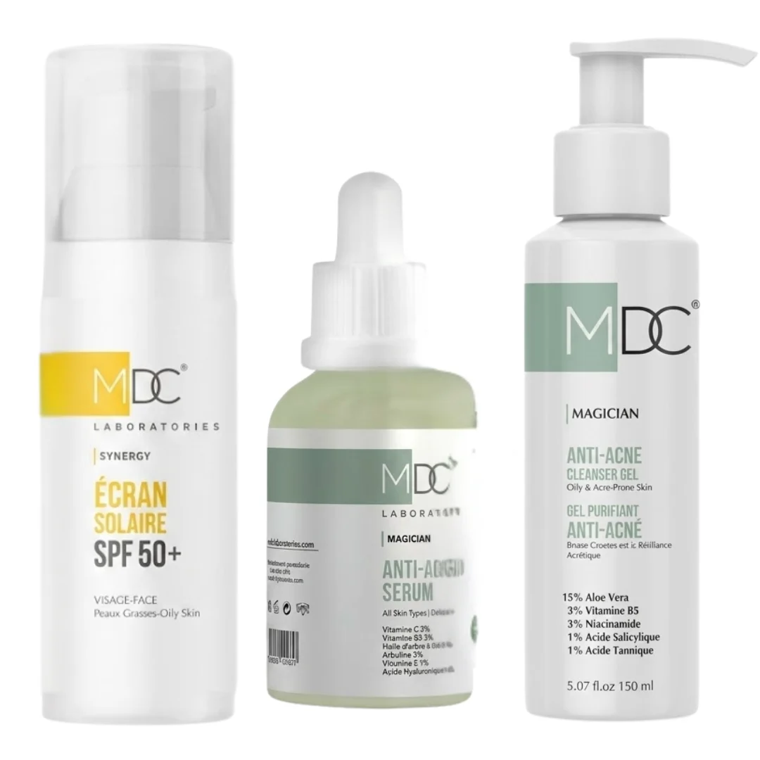 Mdc Pack Anti Acne Gel Purifiantserum Anti Acneecran Solaire