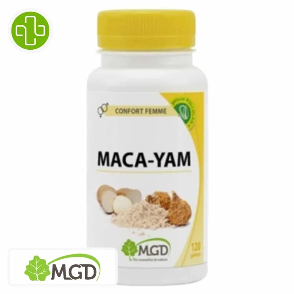 Mgd Nature Confort Femme Maca Yam 120 Gelules