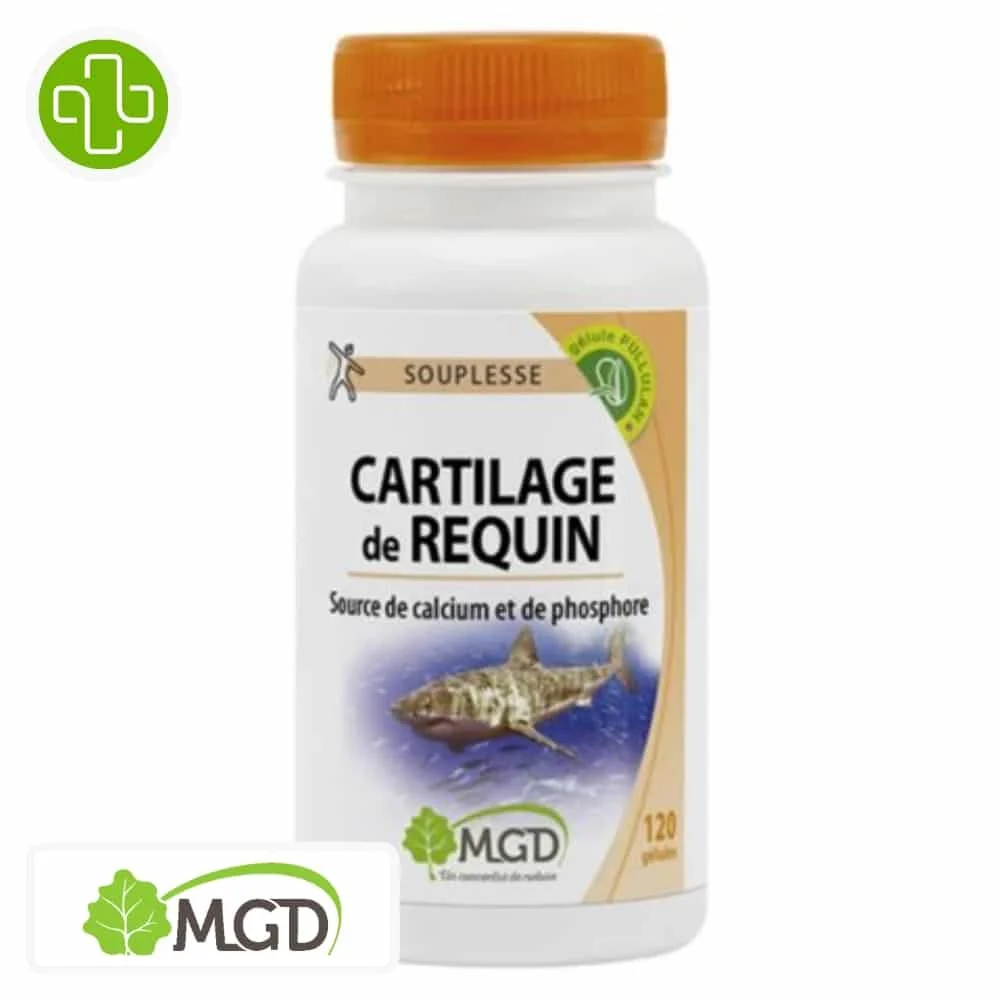 Mgd Nature Souplesse Cartilage De Requin 120 Gelules