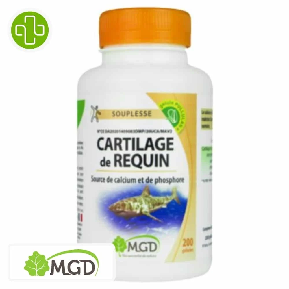 Mgd Nature Souplesse Cartilage De Requin 200 Gelules